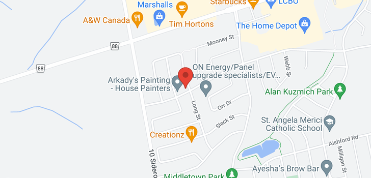 map of 2 ARMSTRONG CRES